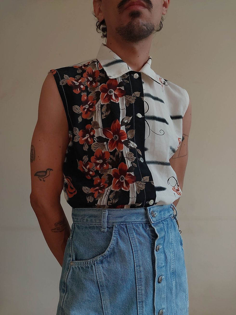 Miniatura: Camisa Mix estampas anos 70 (tam M)