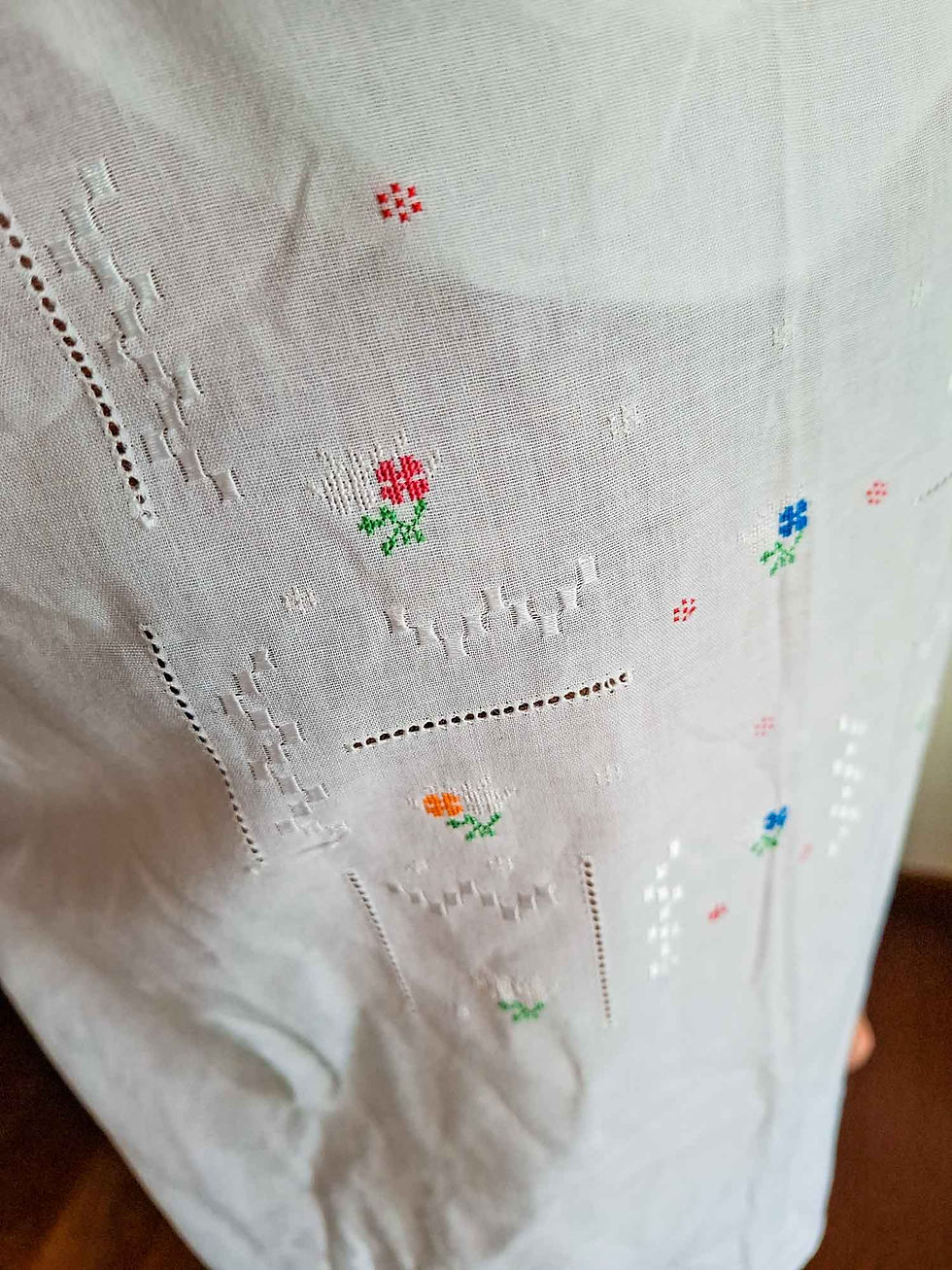 Miniatura: Camiseta Vintage Bordados Flores (tam G)