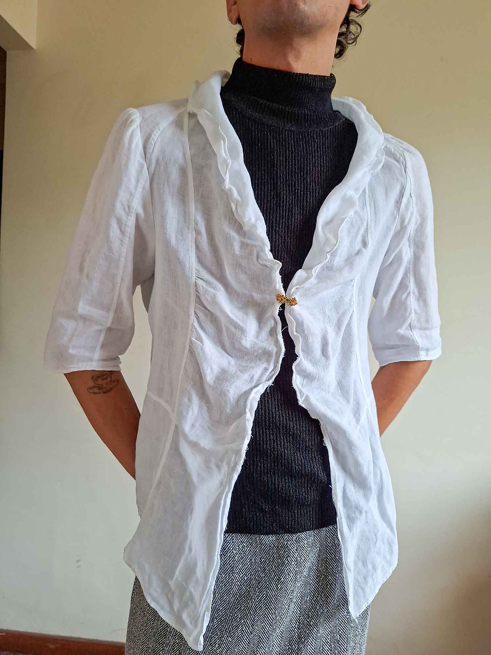 Miniatura: Camisa Mara Mac Vintage em linho puro (tam P)