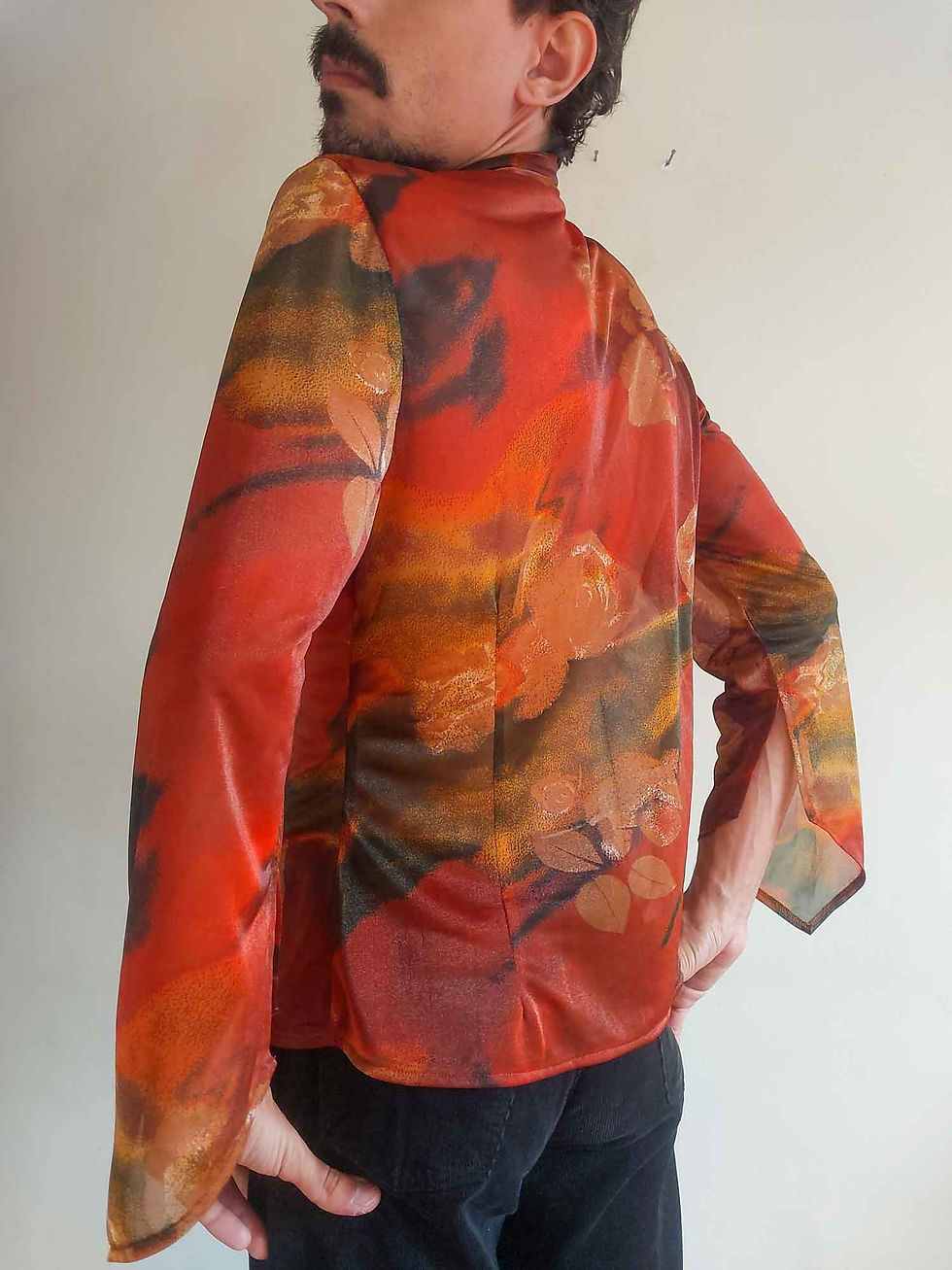 Miniatura: Camisa Vintage anos 90 Flower (tam P)