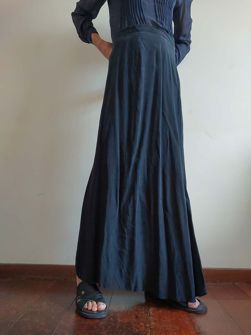 Miniatura: Saia Knock Out vintage em Seda Javanesa (tam 40)