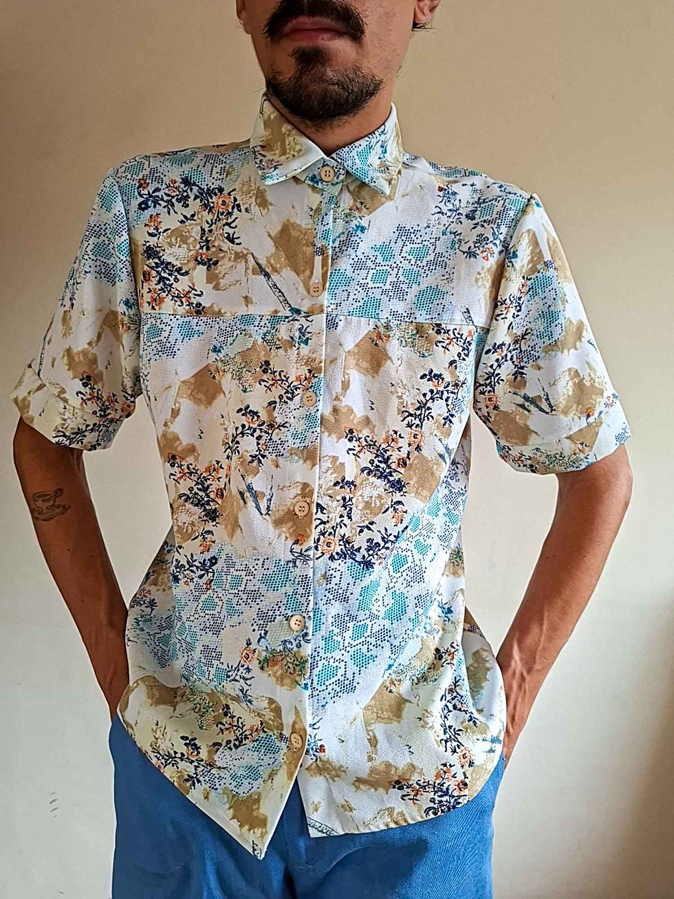 Miniatura: Camisa Vintage Palimpsesto (tam M)