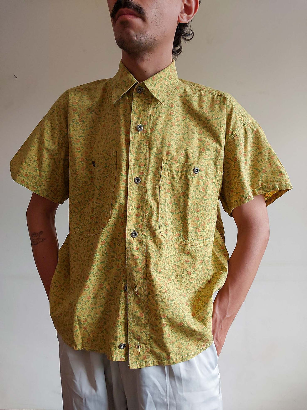 Miniatura: Camisa Tendencia vintage em algodão (tam GG)