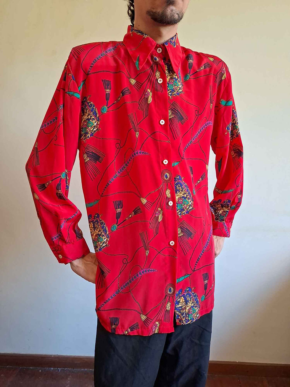 Miniatura: Camisa Agassi VIntage (tam M)