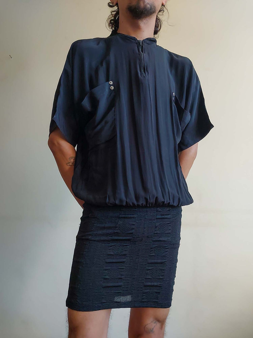 Miniatura: Vestido Vintage Wanda 1980 (tam M-G)