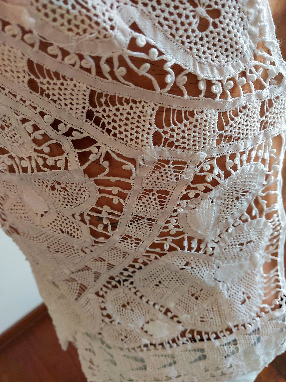 Miniatura: Camisa Renda Renascença feita à mão (raridade) (tam P)
