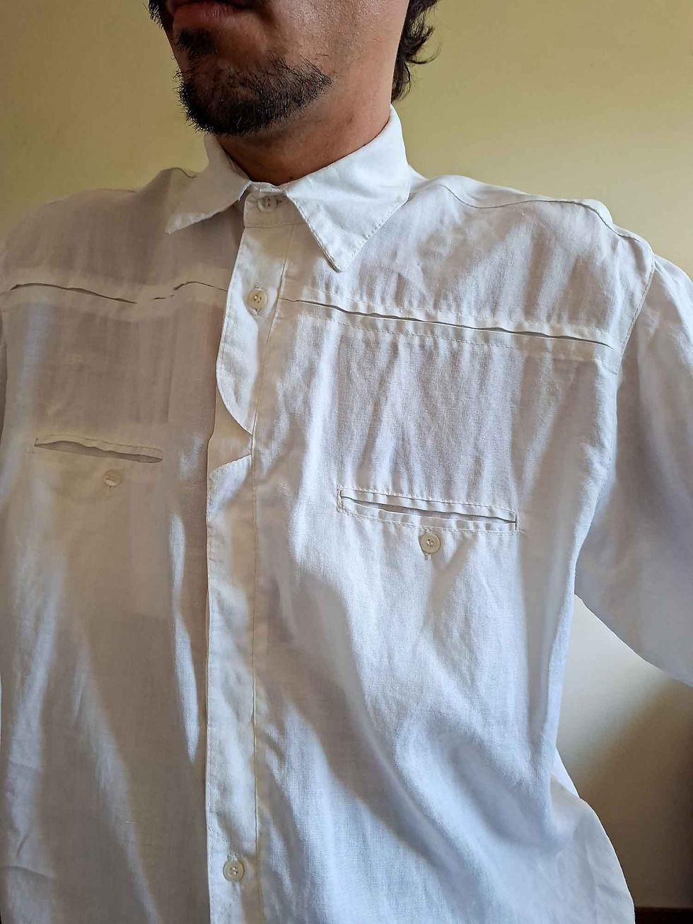Miniatura: Camisa Vintage João Angelo em Linho Puro (Tam M)