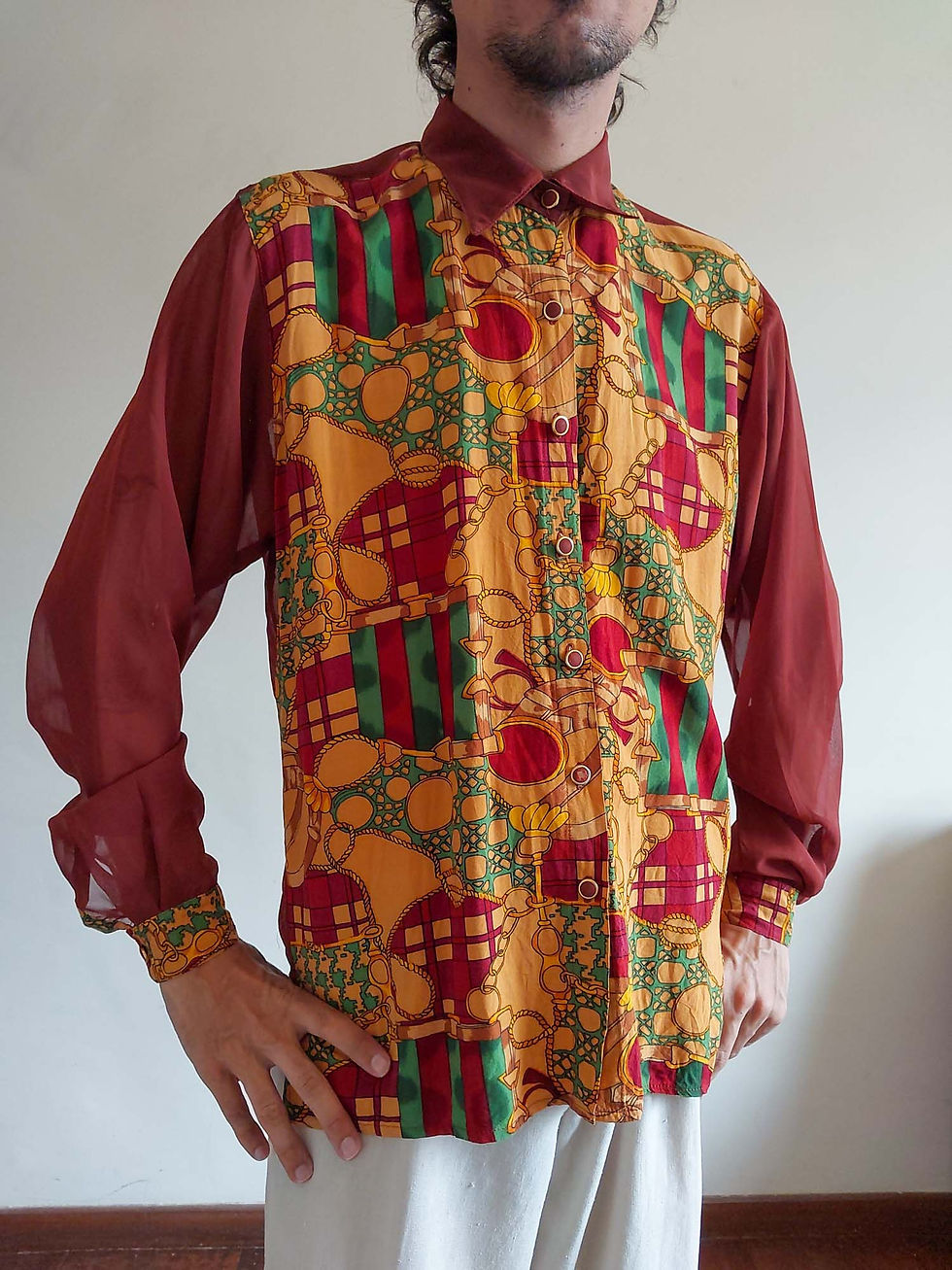 Miniatura: Camisa Vintage Terrosa (tam M)