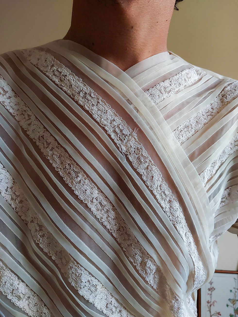 Miniatura: Camisa Entremeios Vintage (tam M)