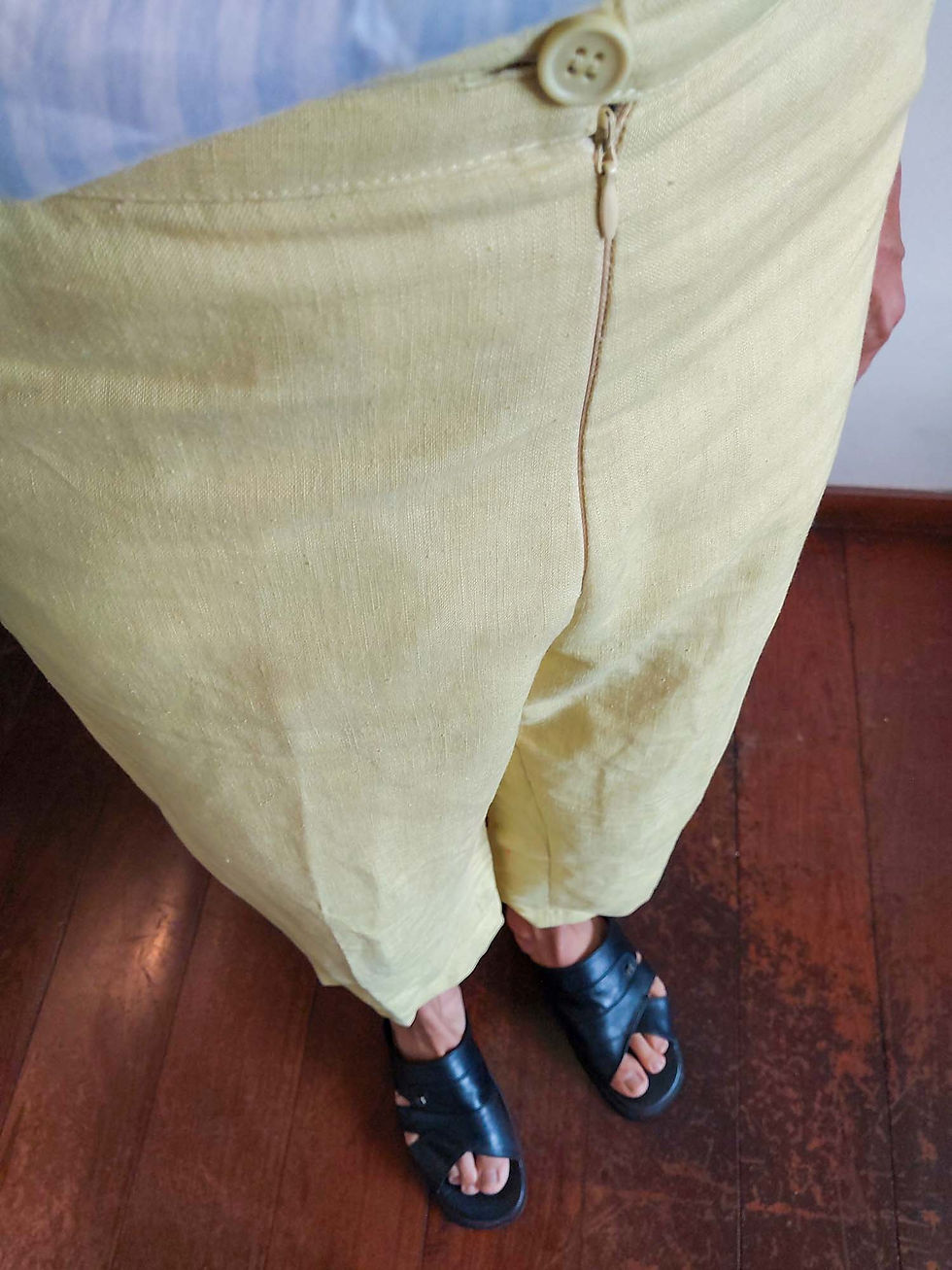 Miniatura: Calça Vintage Amélia em linho misto (tam 38)