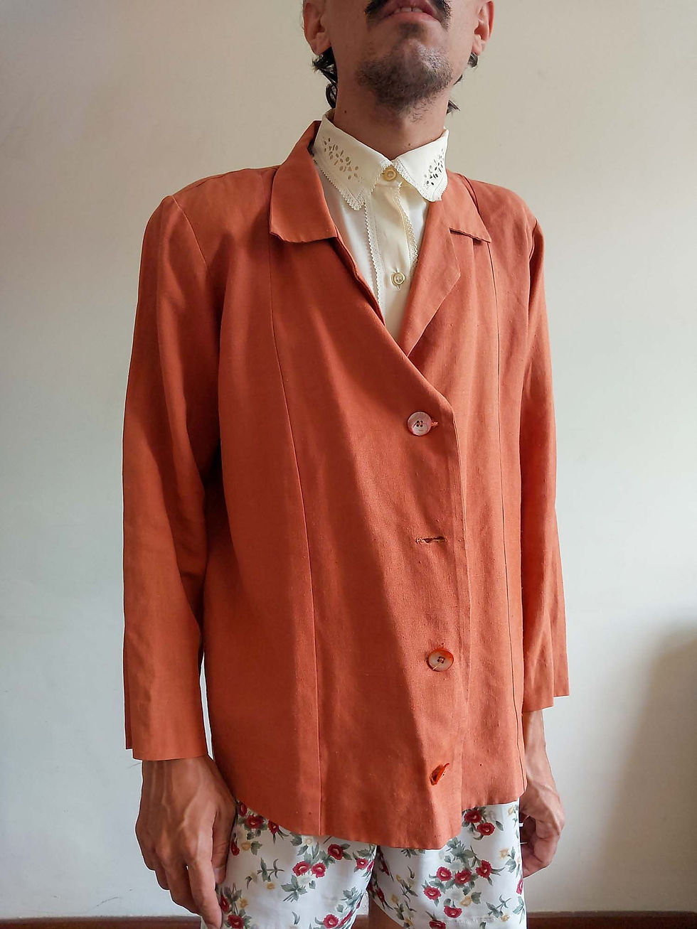 Miniatura: Blazer Laranja Terroso Vintage (tam M)