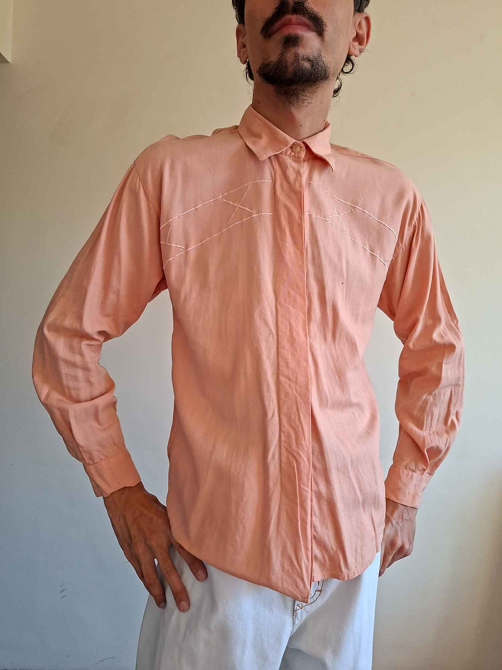 Miniatura: Camisa Goiaba bordada Vintage (tam M)