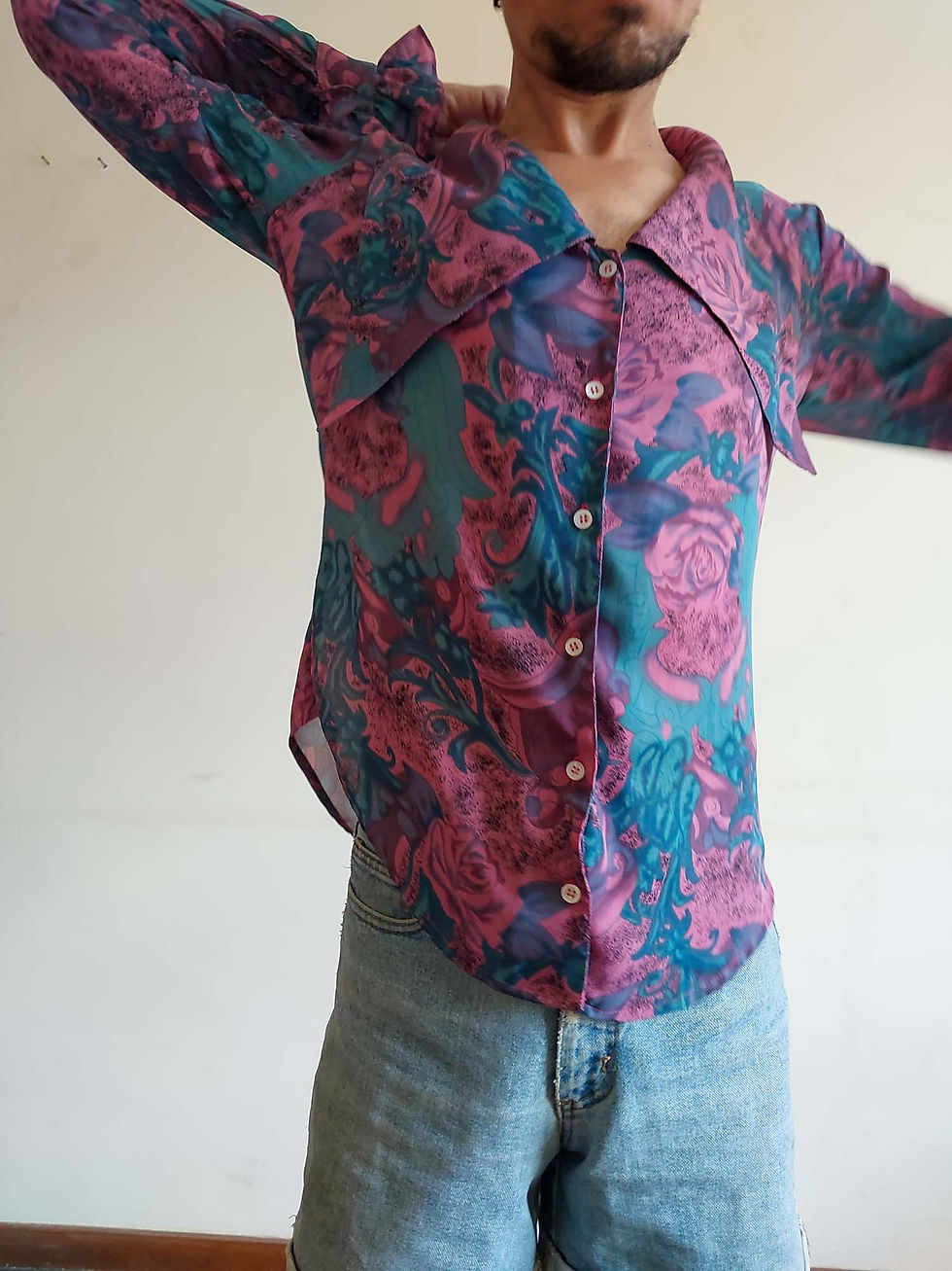 Miniatura: Camisa Raro Efeito em crepe (tam P)