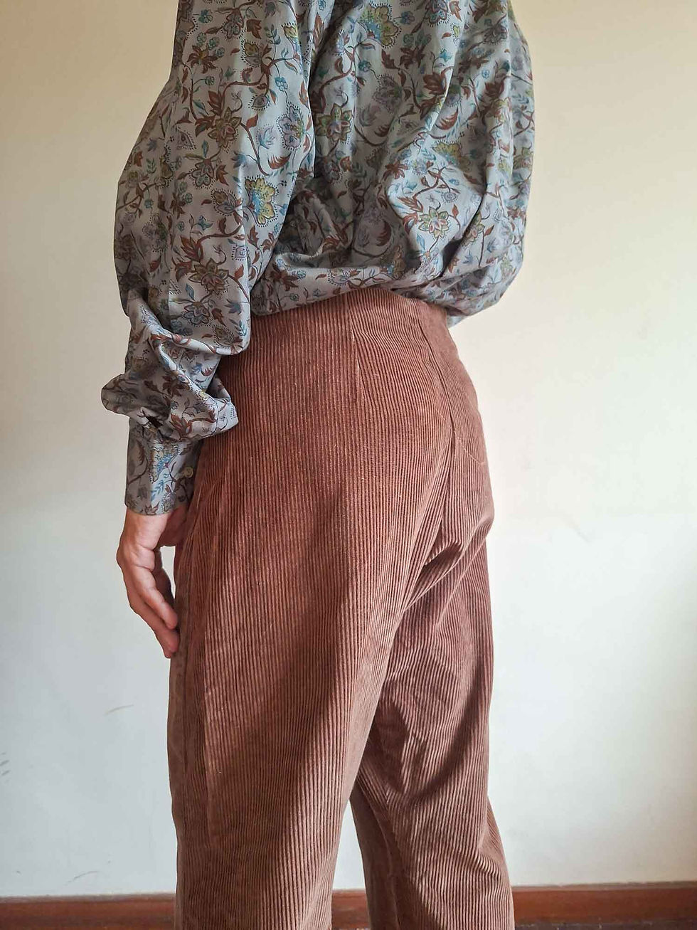 Miniatura: Calça Vintage em Veludo Cotelê (tam 38)