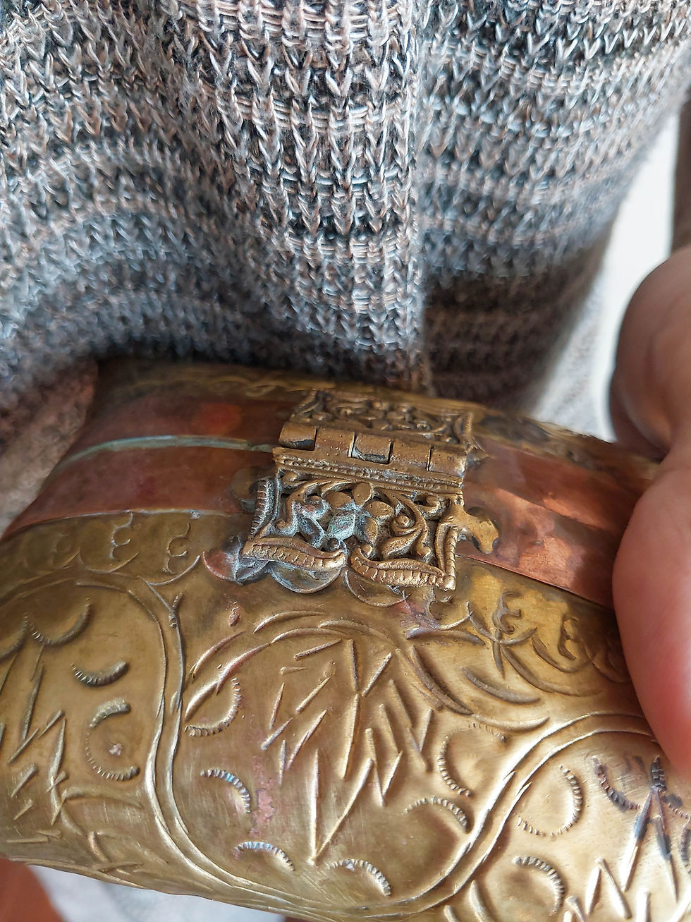 Miniatura: Bolsa Vintage Anos 70 em metal