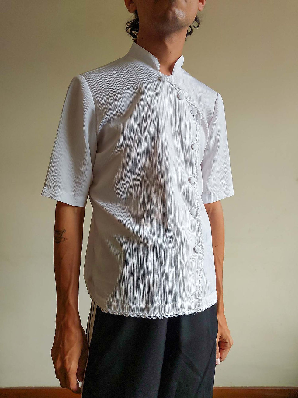 Miniatura: Camisa Vintage Oriental tropical (tam M)