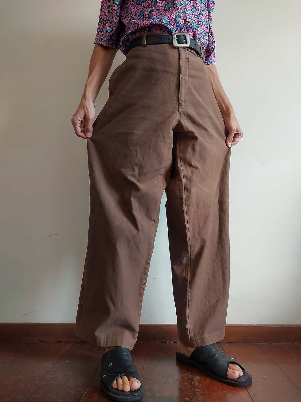 Miniatura: Calça Pntl Marrom (tam 54)