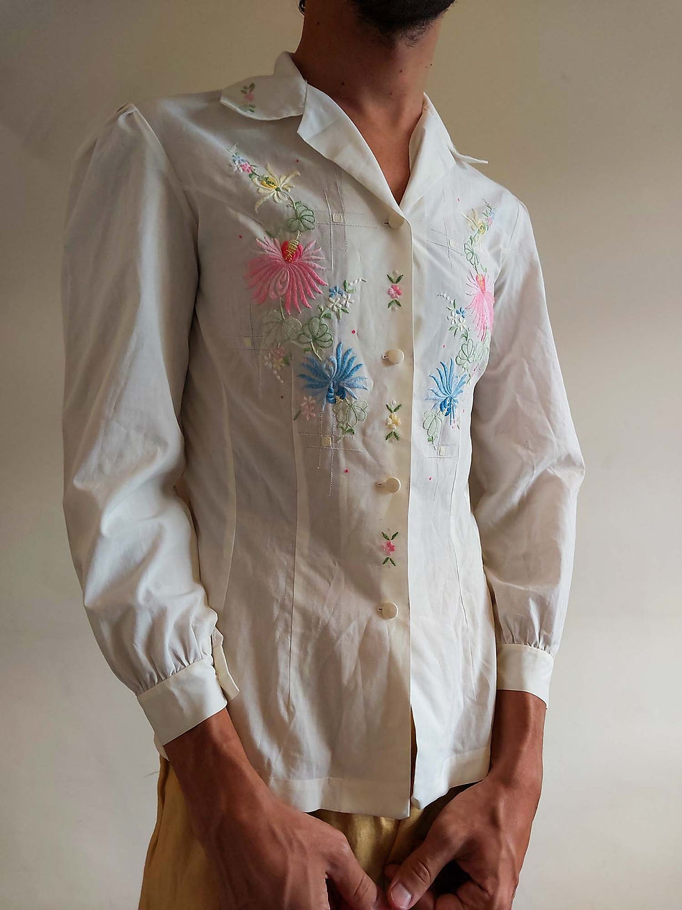 Miniatura: Camisa Daffodil Vintage (tam P)