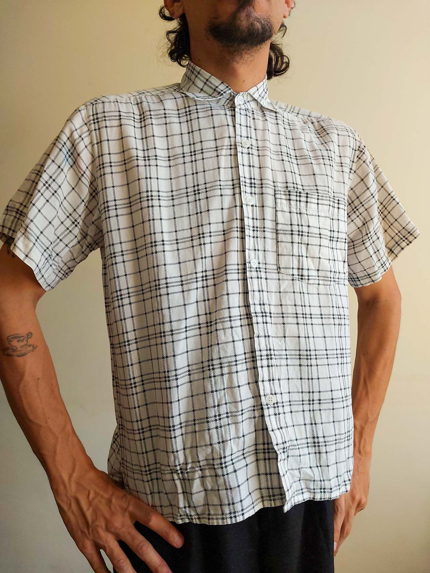 Camisa Xadrez básica (tam M)