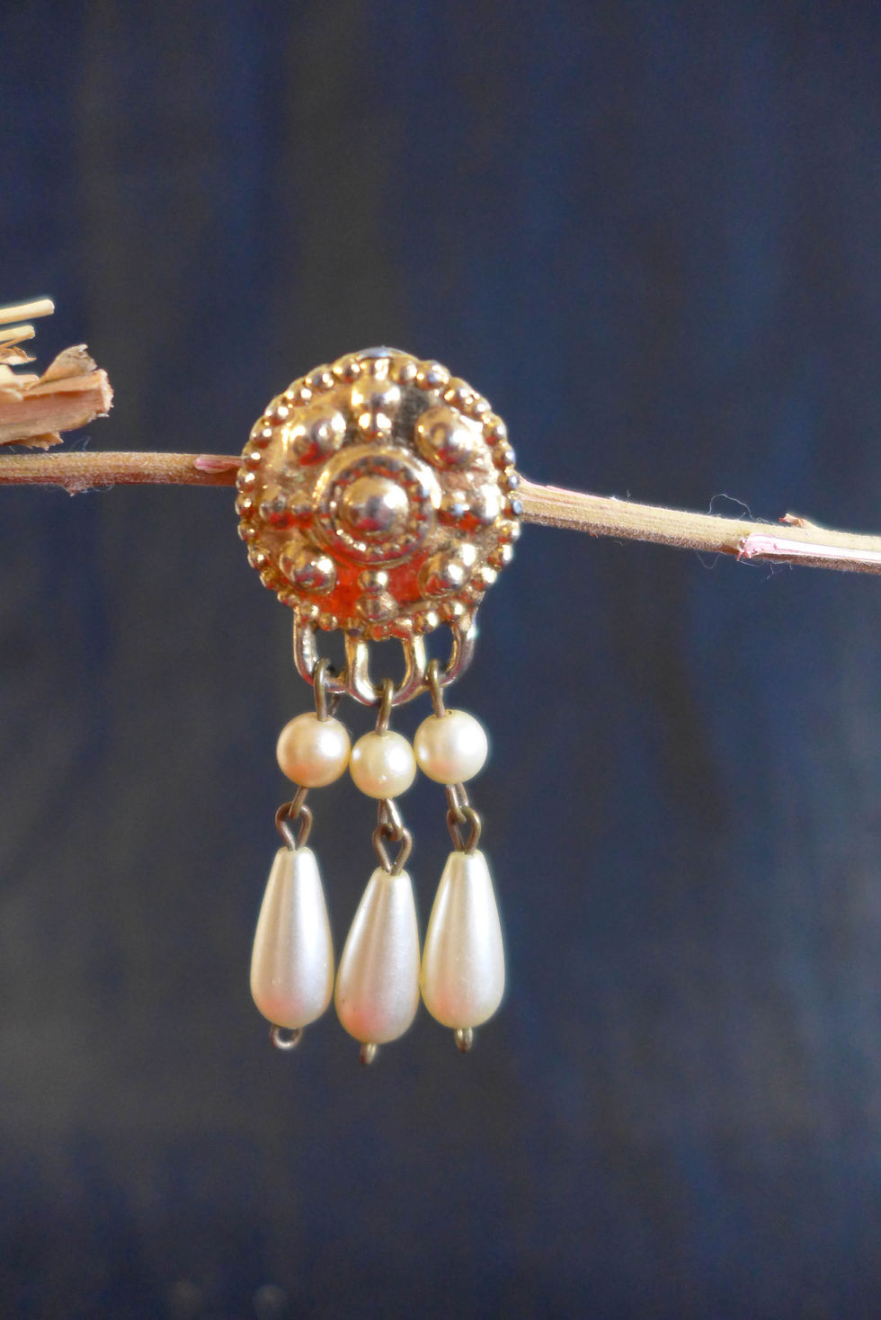 Miniatura: Brinco de Pressão Vintage Gotas