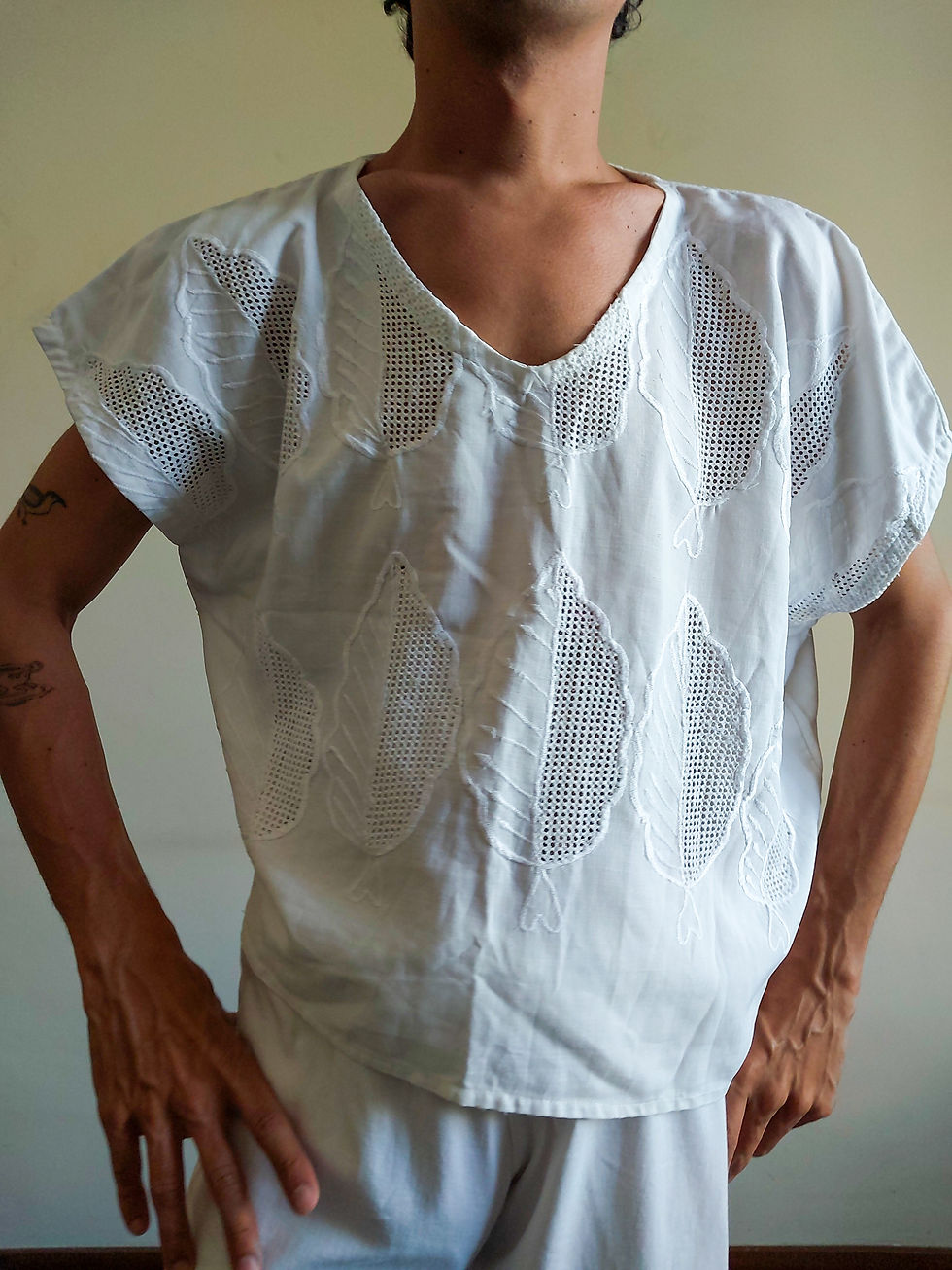 Miniatura: Camiseta Folhas em algodão (tam G)