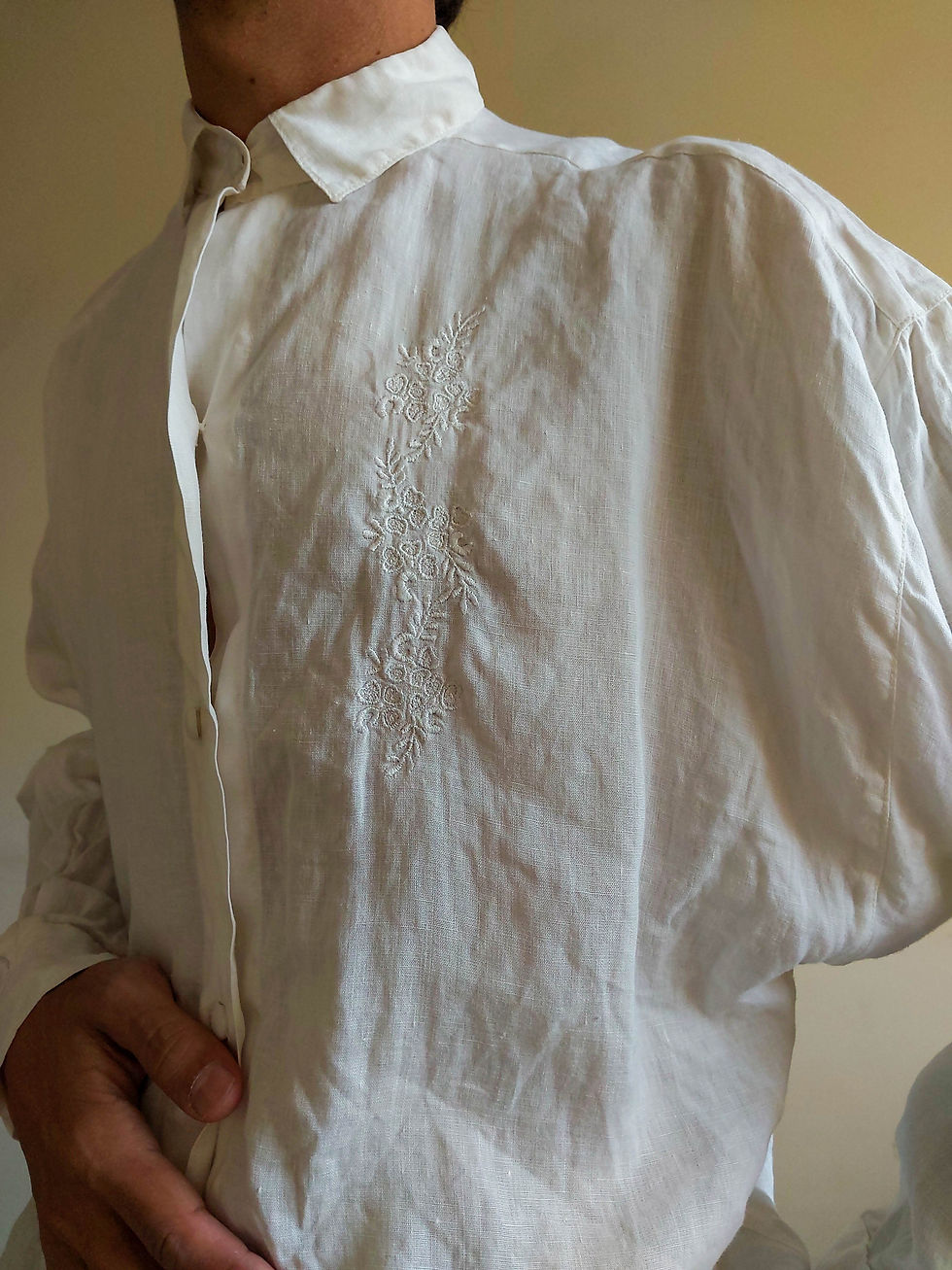 Miniatura: Camisa Vintage Nilda em Linho Brasperola (tam G)