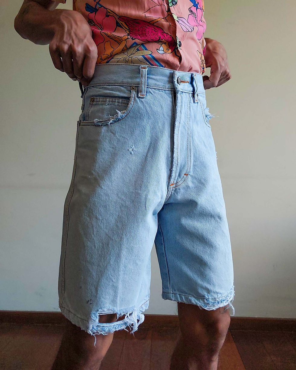 Miniatura: Short Jinglers Jeans Vintage (Tam 36)