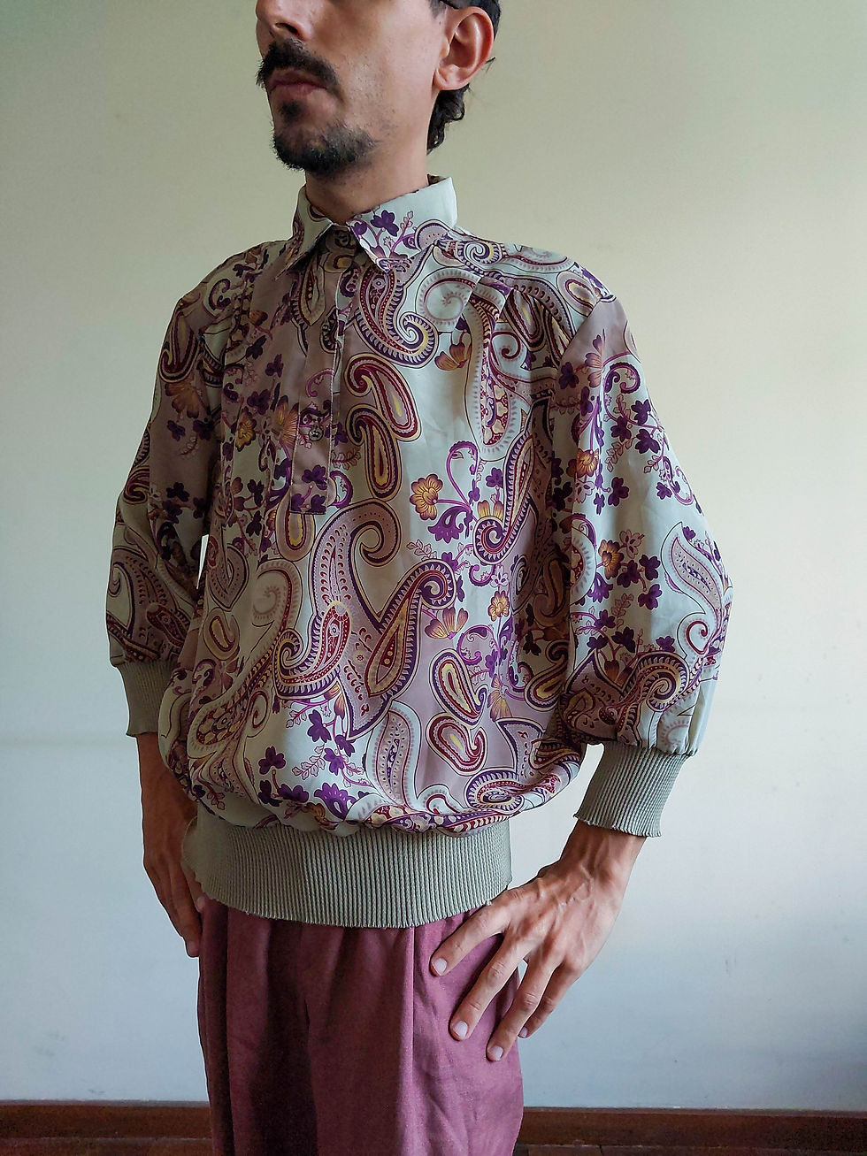 Miniatura: Camiseta Cabana Paisley anos 70 (tam M)