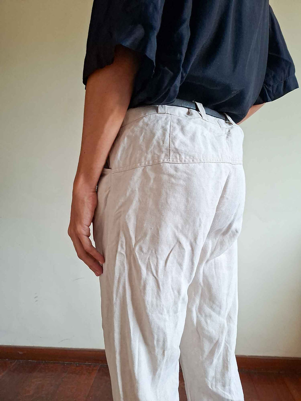 Miniatura: Calça Alfaiataria Joel Vintage em linho puro (tam 42)