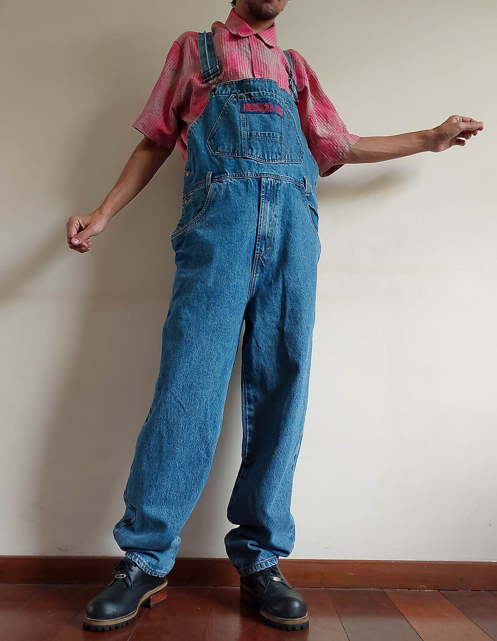 Miniatura: Jardineira Vintage Aberração Urban Jeans em estado de nova (tam GG)