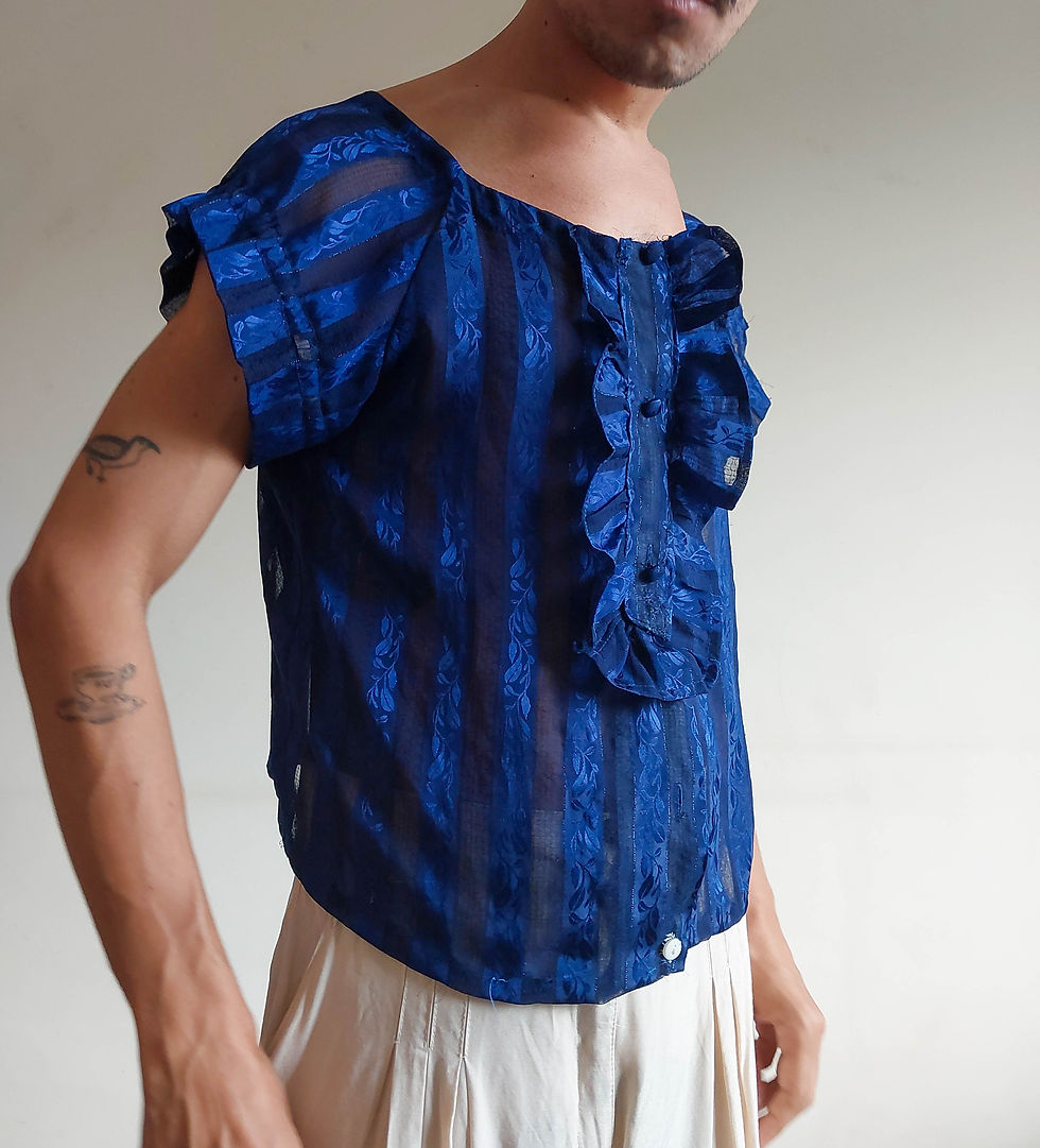 Miniatura: Camisa Vintage Valentina (tam M)