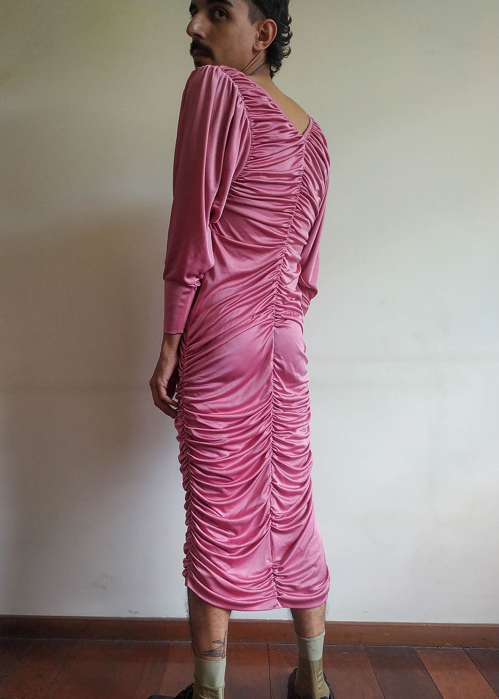 Miniatura: Vestido Glamour anos 80 - raridade