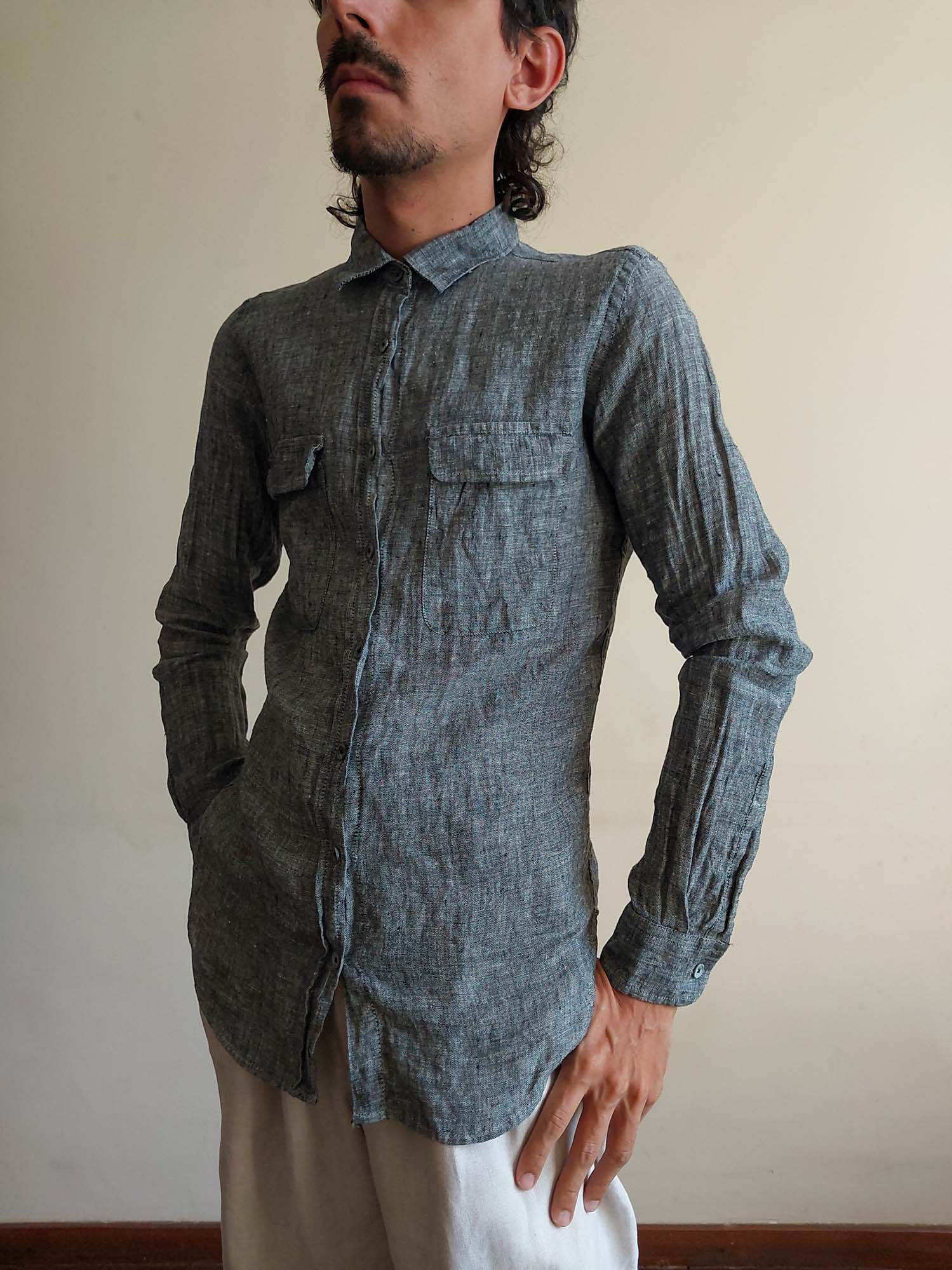 Camisa Lucira di Pisa linho puro (tam P)