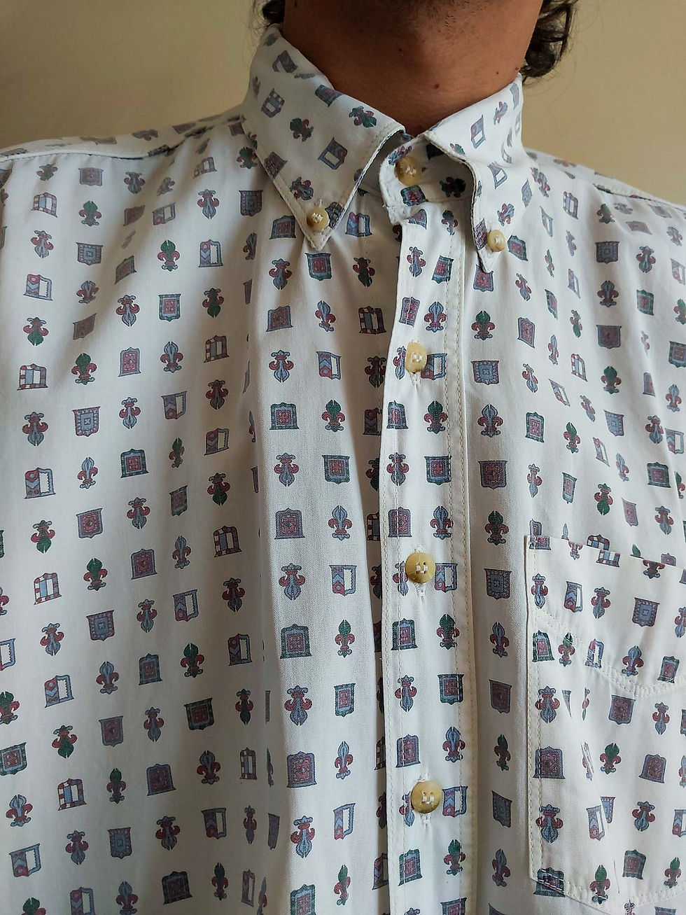 Miniatura: Camisa Individual Vintage em algodão (tam GG)