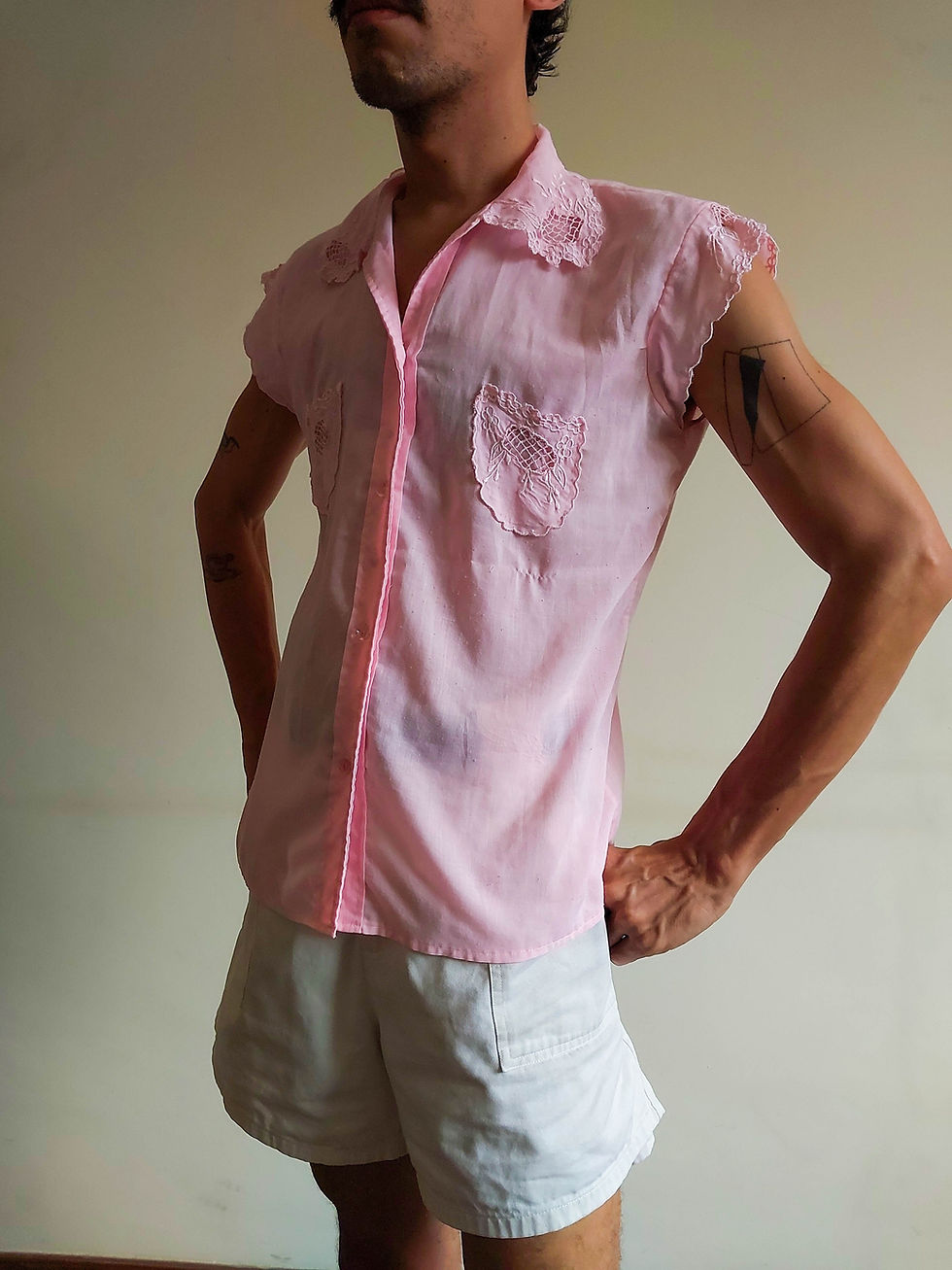 Miniatura: Camisa Flor de Primavera em algodão (tam M)
