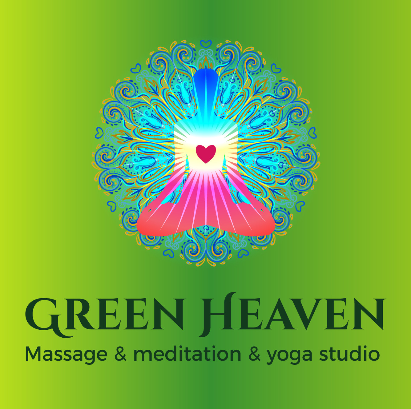 Green Heaven Massage and Aqua Head Spa logo
