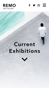 Vizuální umění website templates – Umělecká galerie