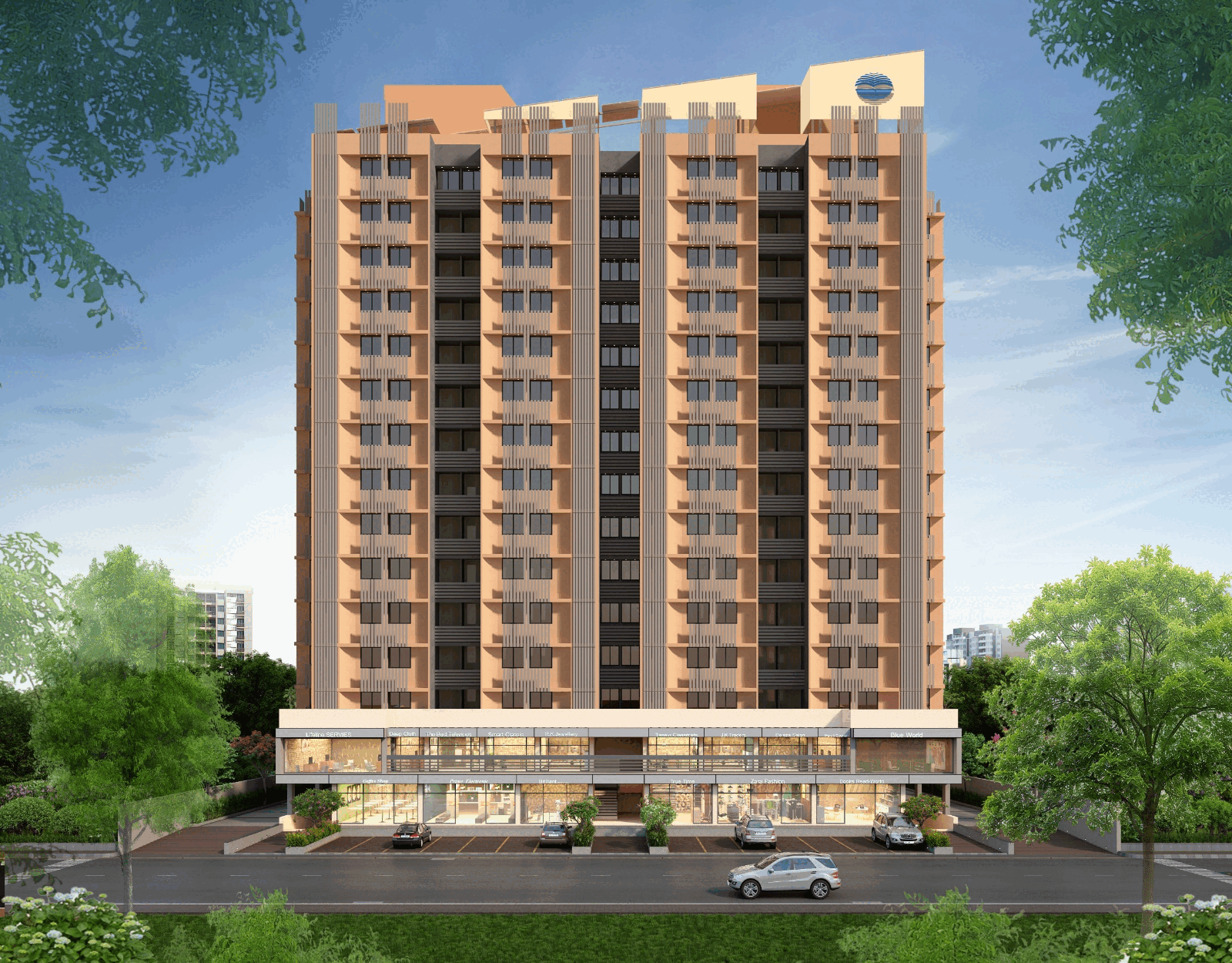 Day and Night Facade