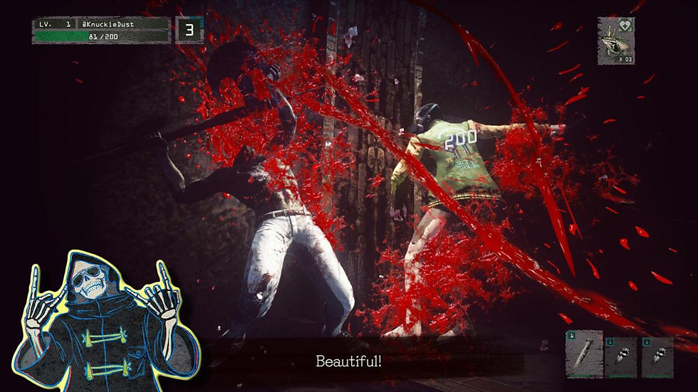 The finshers in this game are one of the more brutal high points.