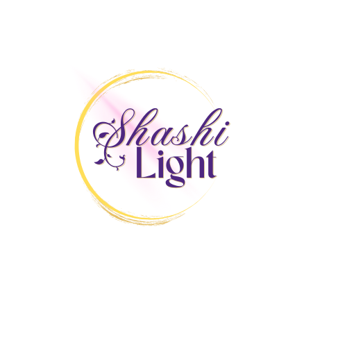 Shashi Light Purple flower logo in Moon