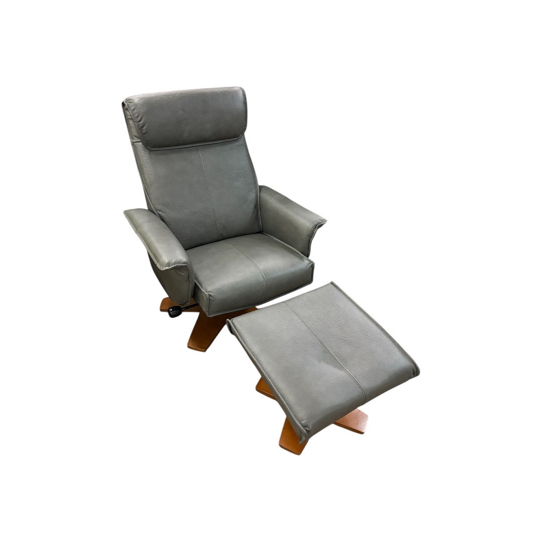 本革張リクライニングソファー　クレインGY