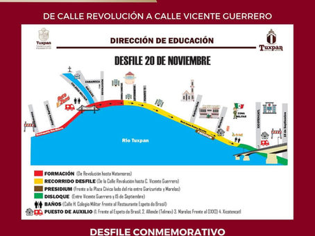 CIERRE DE CALLES X DESFILE DEL 20