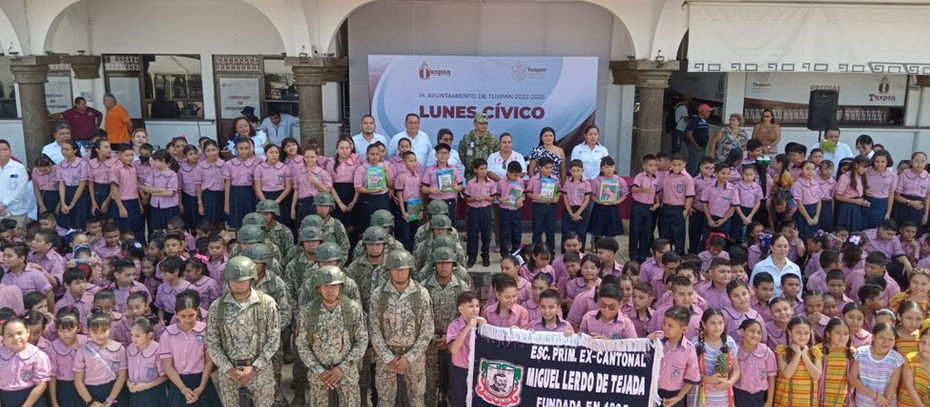 LA ESCUELA PRIMARIA “MIGUEL LERDO DE TEJADA” PARTICIPÓ EN EL LUNES CÍVICO.