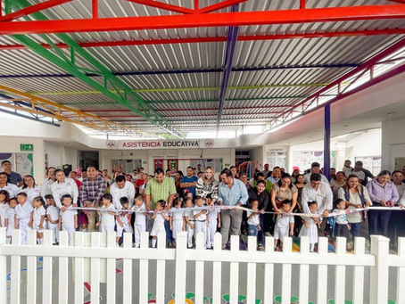 CAIC DIF TUXPAN ESTRENA TECHADO Y ÁREA VERDE.