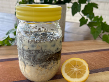 Overnight Oats Blueberry Lemon Edition!