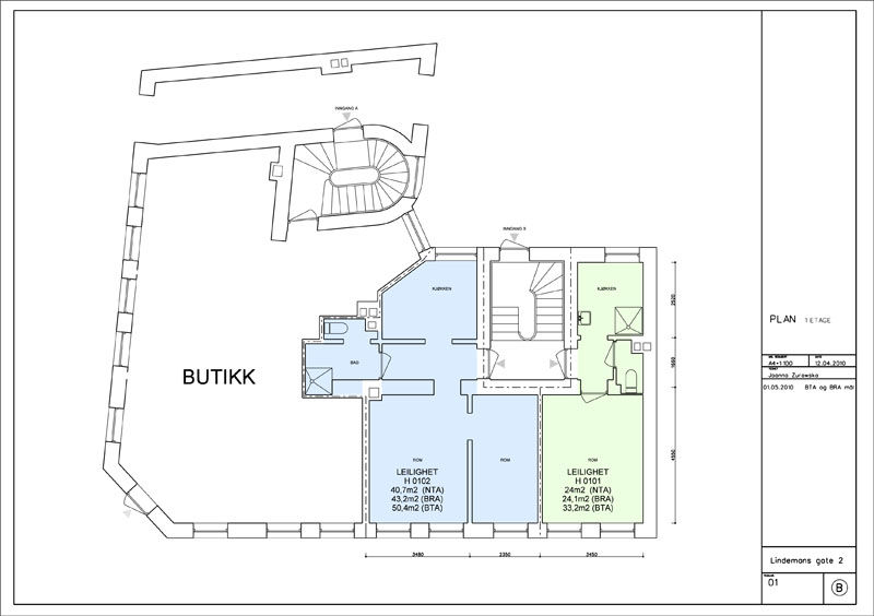 Lindemansgate 2,1etg.