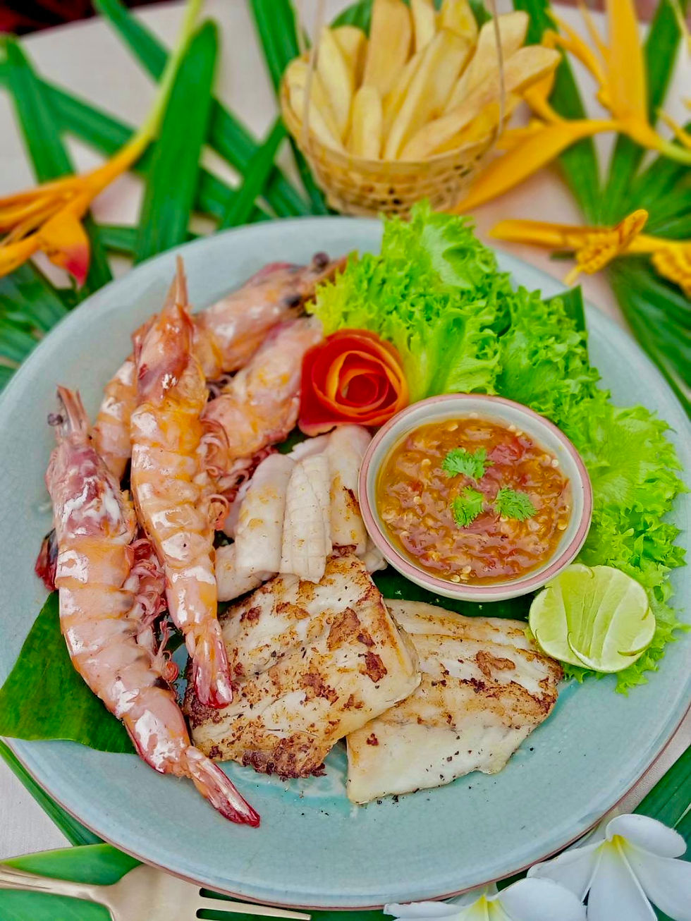 BBQ Set At Baan Thai Lanta Restaurant
