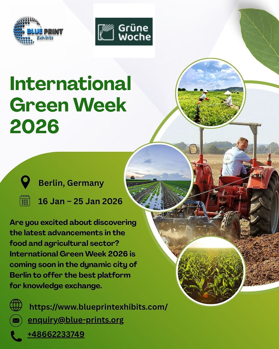 Bringing Your Green Vision to Life at International Green Week 2026 with Blueprint Exhibits