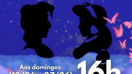 Aladdin e Jasmine no Teatro Eva Wilma