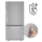 Thumbnail: LG - 25.5 Cu. Ft. Bottom-Freezer Refrigerator with Ice Maker(ENERGY STAR)